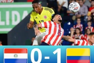 Video Bàn Thắng Paraguay vs Colombia: 0 - 1 Vòng loại World Cup 2026