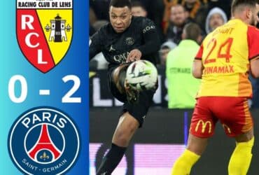 Video Bàn Thắng Lens 0-2 PSG Ligue 1 23/24