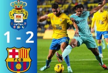 Video Bàn Thắng Las Palmas 1-2 Barcelona La Liga 23/24