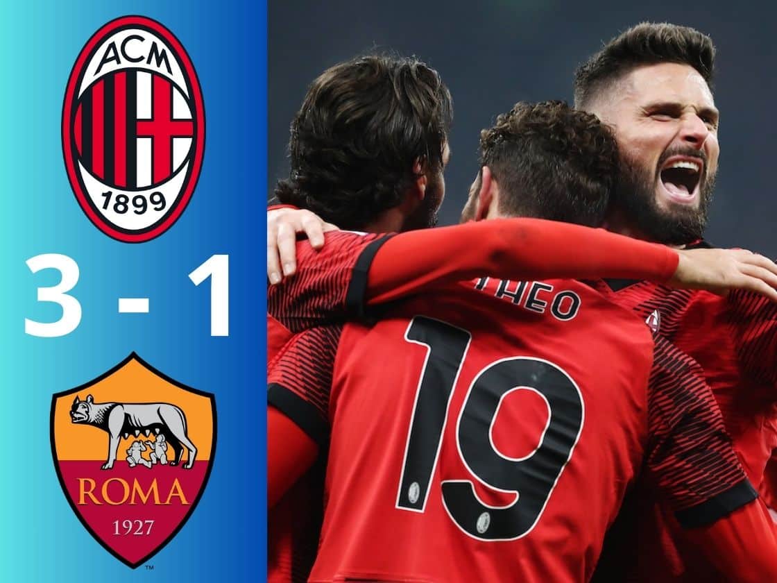 Video Bàn Thắng AC Milan 3-1 Roma Serie A 23/24