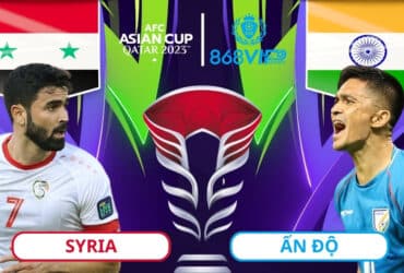 Soi kèo Syria vs Ấn Độ 18h30 ngày 23/01