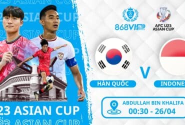Soi kèo U23 Hàn Quốc vs U23 Indonesia 00h30 ngày 26/04