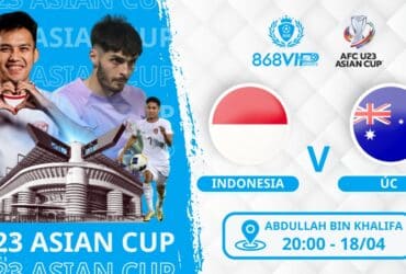Soi kèo U23 Indonesia vs U23 Úc 20h00 ngày 18/04