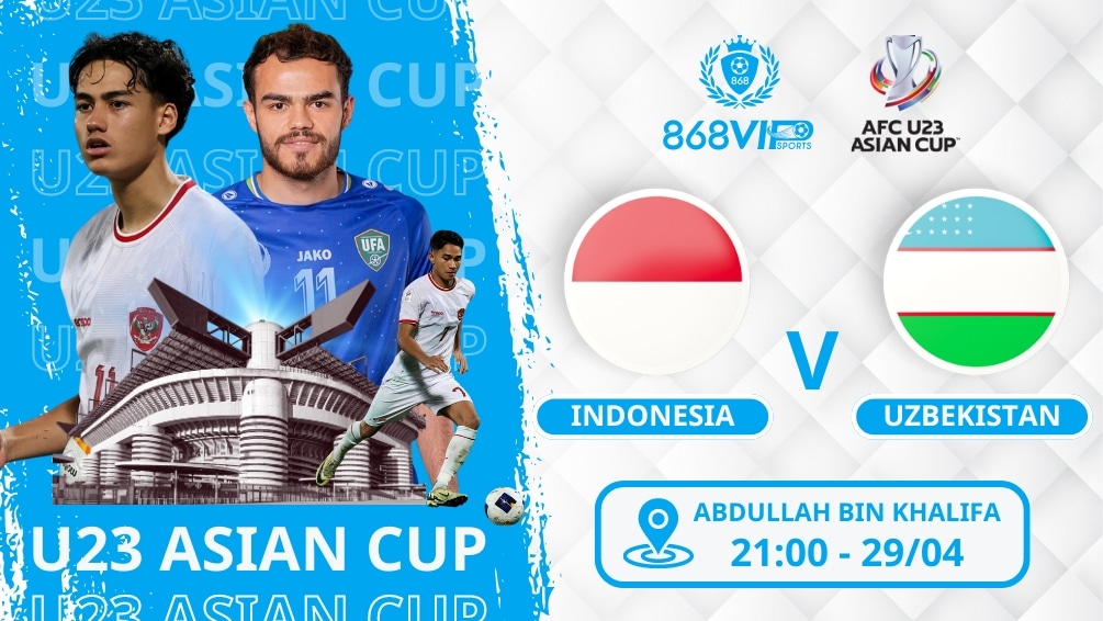 Soi kèo U23 Indonesia vs U23 Uzbekistan 21h00 ngày 29/04