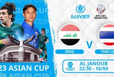 Soi kèo U23 Iraq vs U23 Thái Lan 22h30 ngày 16/04