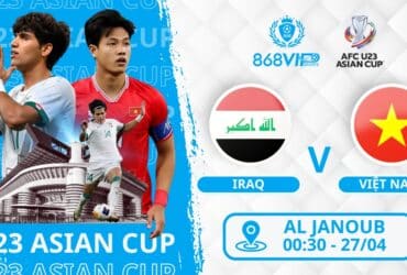 Soi kèo U23 Iraq vs U23 Việt Nam 00h30 ngày 27/04