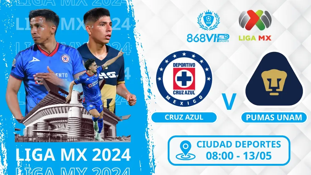 Soi kèo Cruz Azul vs Pumas UNAM 08h00 ngày 13/05