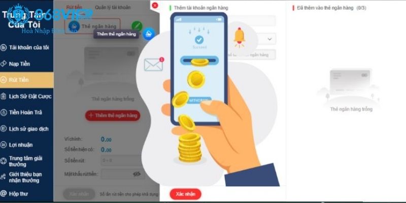 Tổng hợp các hình thức nạp tiền 68VIP nhanh chóng
